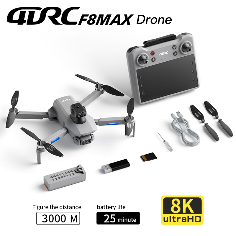 Drone Lidar - F8 MAX GPS-Drohne, professionelle 8K-Kamera, 5G