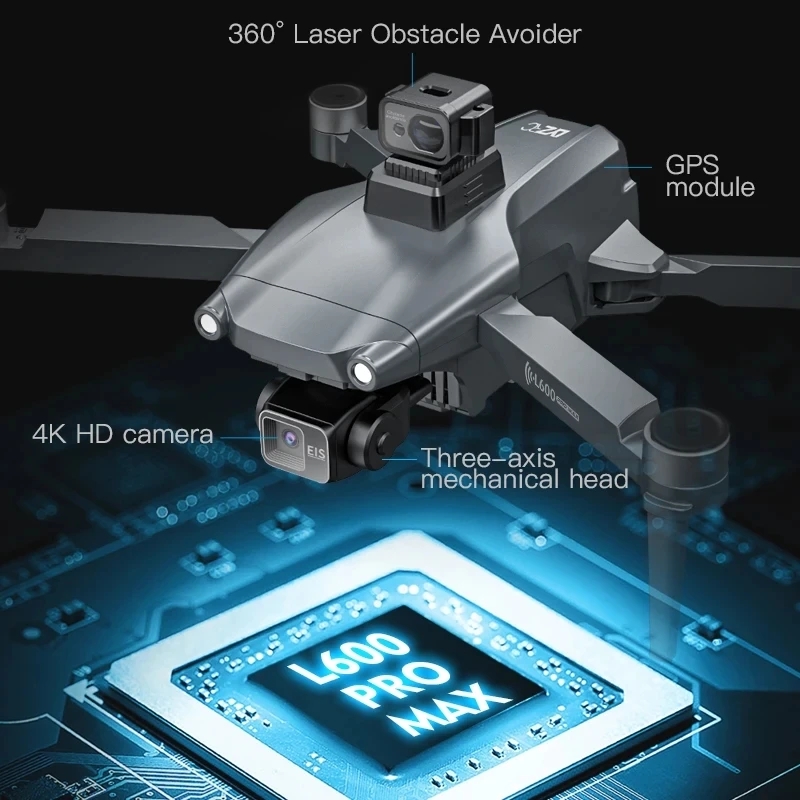 L600 PRO MAX GPS Drone Profess – Drone Lidar Bewertung und Preis